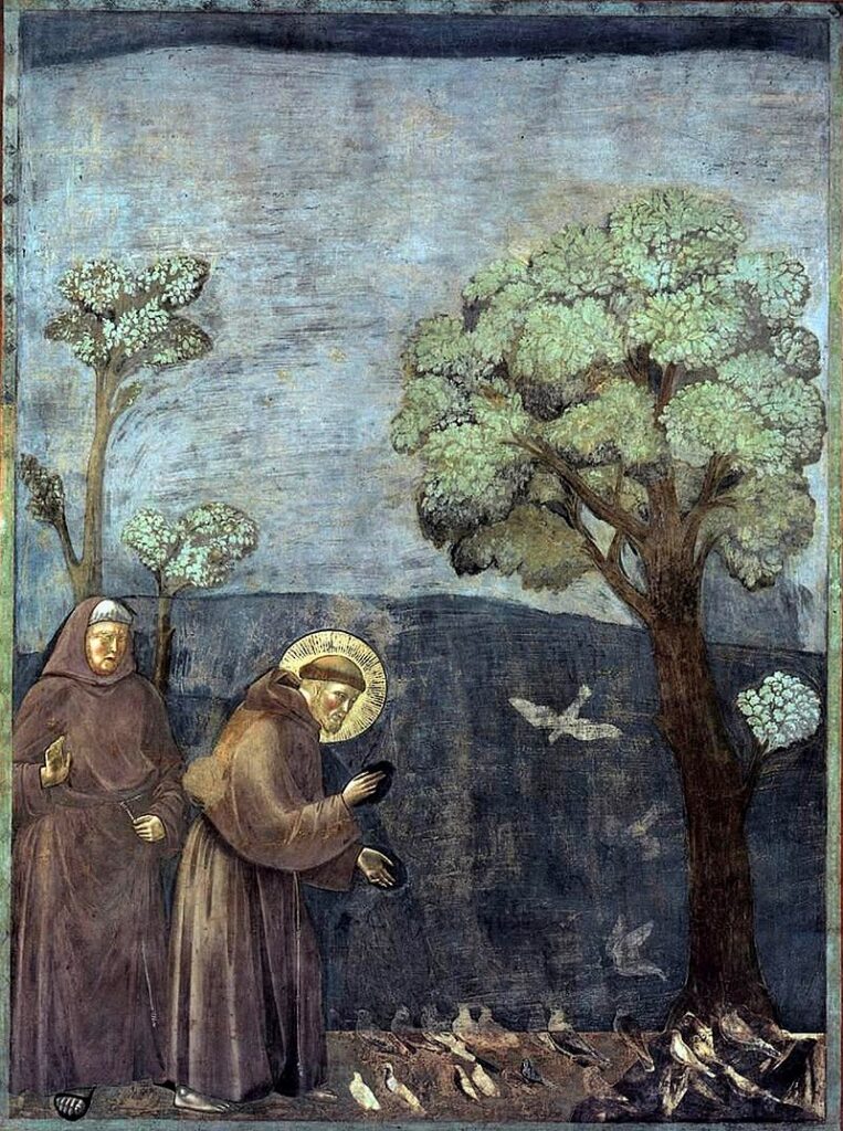 giotto-di-bondone-predica-agli-uccelli-affresco-1295-1299-ca-assisi-basilica-superiore